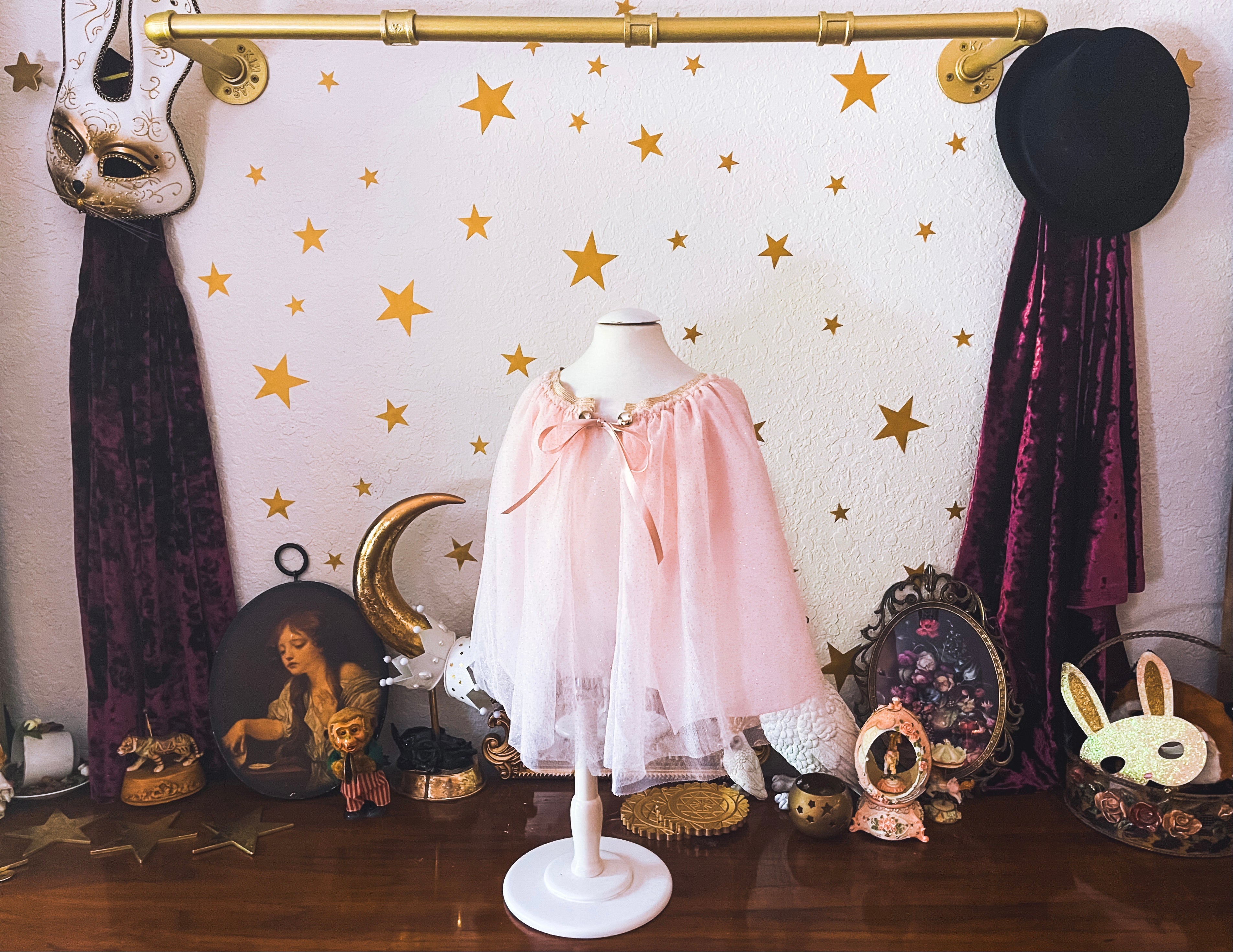 Pink Sparkle Capelet