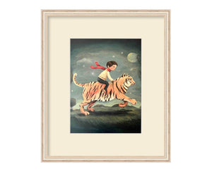 Tiger at Midnight Wall Art