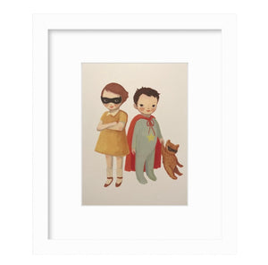 Superhero Duo Wall Art