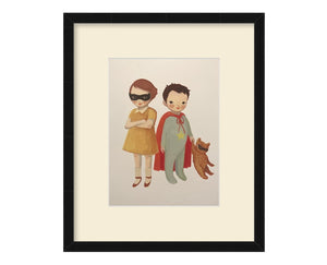 Superhero Duo Wall Art
