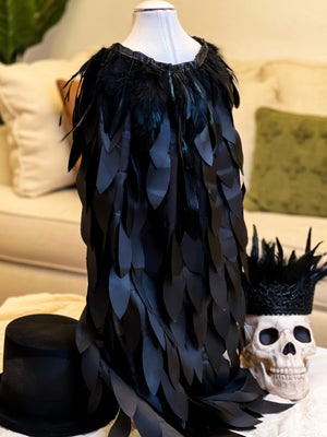Black Raven Cape Set