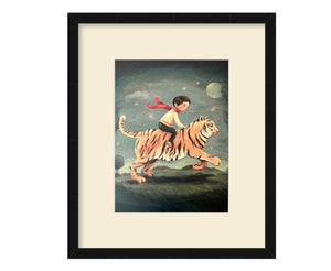 Tiger at Midnight Wall Art
