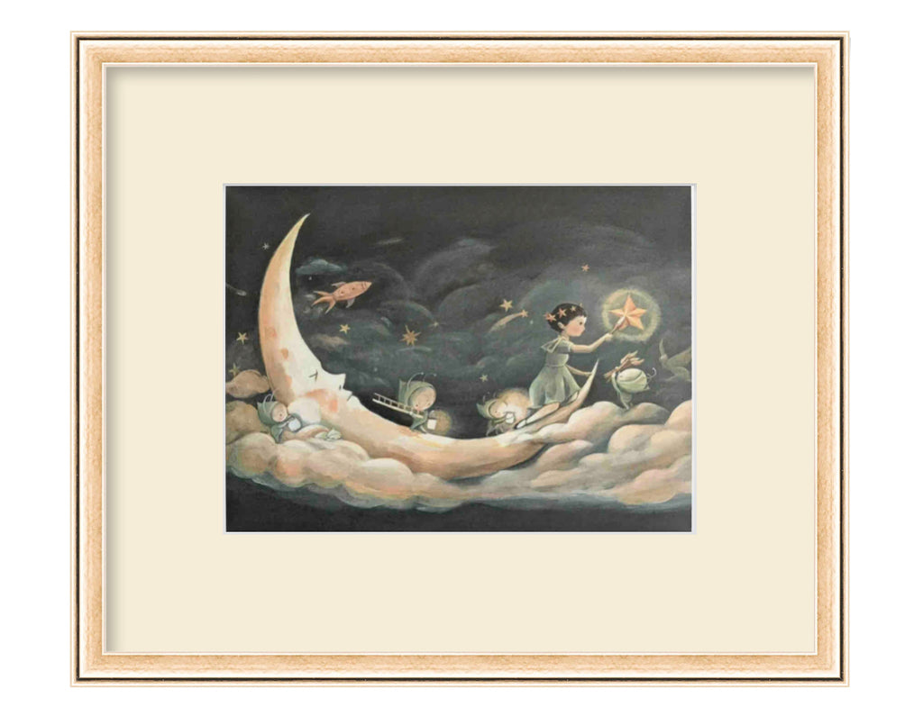 Sailing on the Moon Wall Art