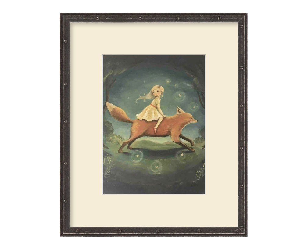 Fox in the Night Wall Art