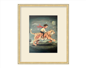 Tiger at Midnight Wall Art