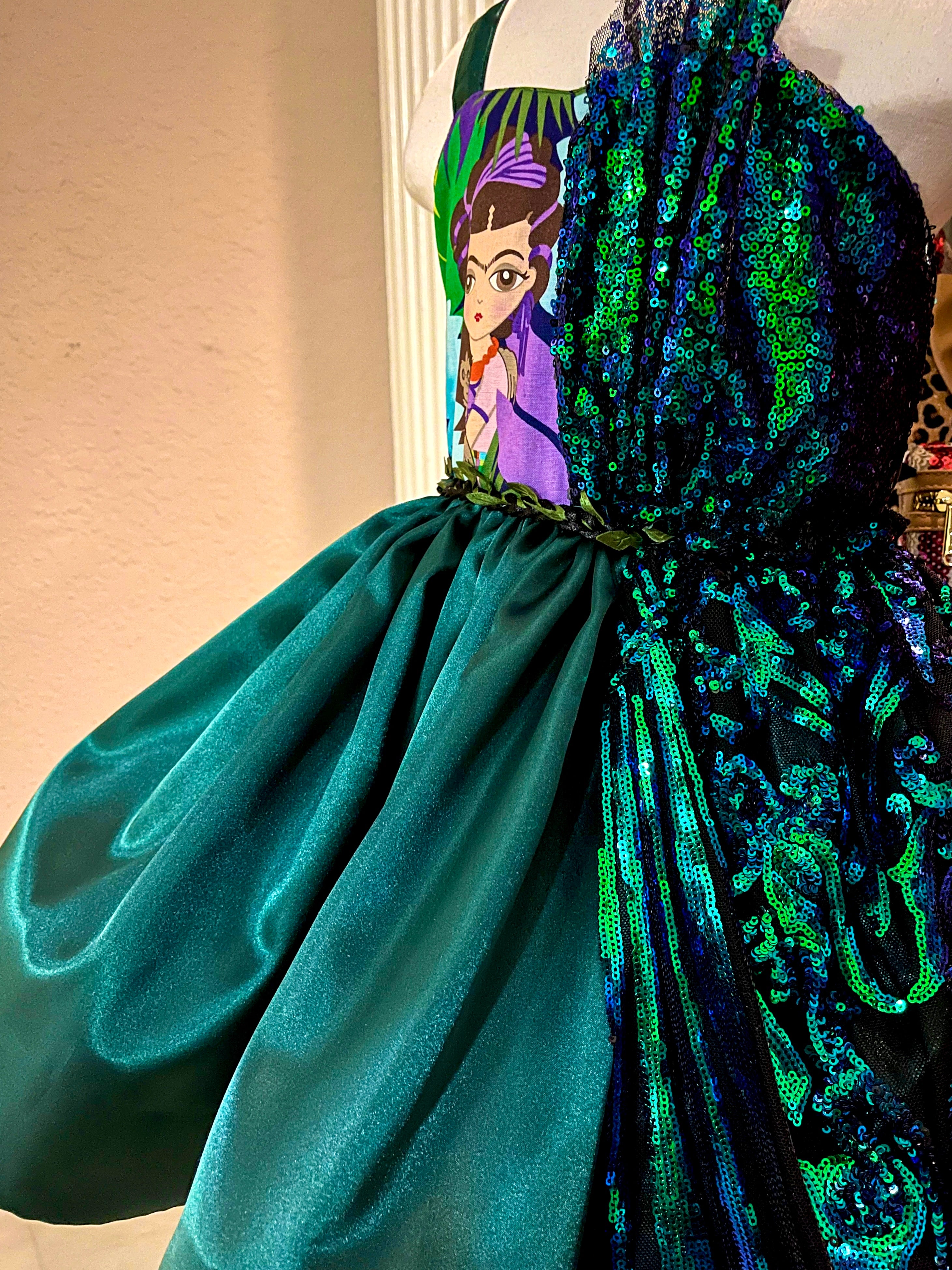 Tropical Forest Frida Dress