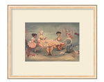 Tea Party with Mermaids Wall Art