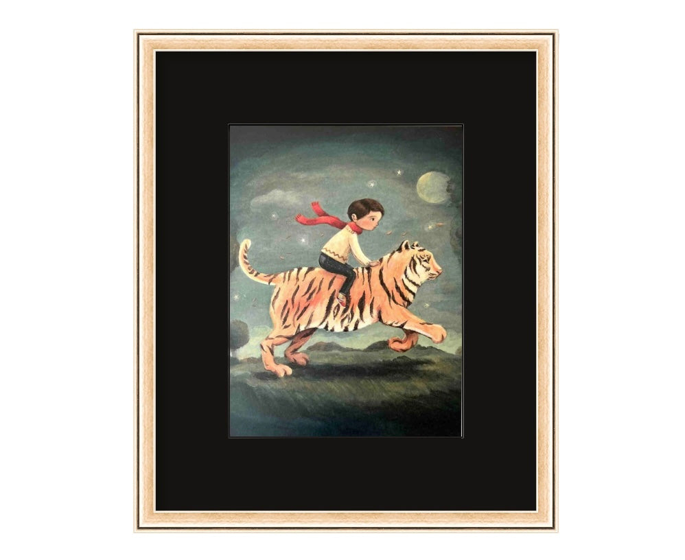 Tiger at Midnight Wall Art